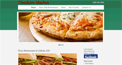 Desktop Screenshot of cheshiremarketpizza.com